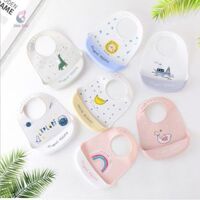 Yếm ăn dặm Silicon Muslin Tree cao cấp cho bé