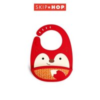 Yếm ăn dặm silicone Zoo Skip Hop - Cáo