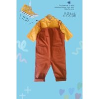 🍋Yếm cotton thô - đỏ gạch -2HAND