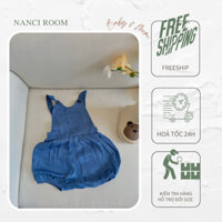 Yếm denim lụa em bé Nanc room