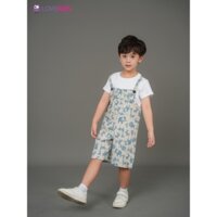 Yếm đùi unisex pha linen Thương Hiệu Lovekids