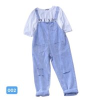 Yếm Jean Nữ ObOKFASHION, Yếm Quần Jean Dài Nữ Chất Bò, Co Giãn Nhẹ, Trẻ Trung, Cá Tính, Cao Cấp YJN002