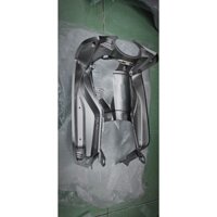 Yếm khóa lớn dàn áo exciter 2010 Màu bạc , Con diều Yamaha chính hãng Việt Nam