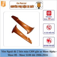 Yếm ngoài ĐỦ MÀU gắn xe máy Wave Anpha,wave S100, wave RS mới đời 2006-2016 nhựa ABS bền đẹp