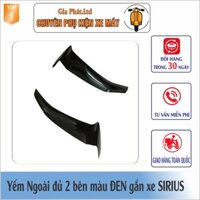 Yếm ngoài Màu ĐEN gắn xe SIRIUS đời 2005-2018 nhựa ABS bền đẹp