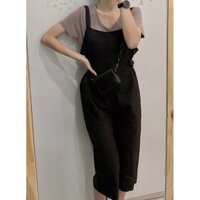 yếm quần dài đen