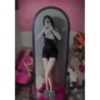 YẾM QUẦN SHORT NÚT KIỂU - ẢNH THẬT