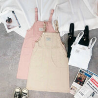 Yếm váy kaki Chollima YJ028 phong cách hàn quốc trẻ trung năng động