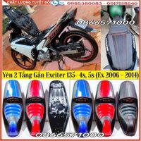 Yên 2 Tầng, Vỏ Bọc Yên Độ Cho Yamaha Exciter 135 (4s, 5s), Ex nhỏ 2006 - 2010, Ex 135 Từ 2011 - 2014 (Ảnh Tự Chụp)