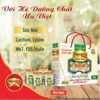 Yến chưng baby vị sữa non và vị dâu NaNo IQ Gold Nest 38% Yến Sợi
