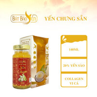 Yến chưng sẵn collagen 30% yến tươi, yến nguyên chất hũ 140ml Bát Bảo Yến