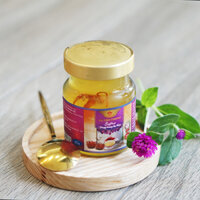 Yến chưng sẵn đông trùng hạ thảo HVNEST hũ 70ml, tổ yến tươi chưng saffron đẹp da
