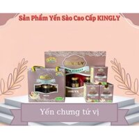 YẾN CHƯNG TỨ VỊ KINGLY 32% YẾN SÀO KHÁNH HÒA  KHAY 6 HỦ (70ML/hủ)