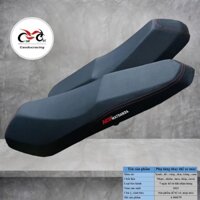 Yên gọt 5D nệm Liên á da in thêu chữ nos chỉ đỏ