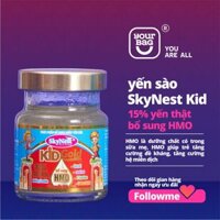 [Yến hũ 70ml ] Nước Yến Sào SkyNest - Kid Gold HMO ( HMO - Thành phần chỉ có trong sữa mẹ) Sản Phẩm dành cho Trẻ em 15% tổ yến thật Bổ sung Vitamin D3 Can Xi Chất Xơ tăng cường đề kháng - yourbag yến sào