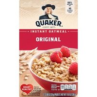 Yến Mạch 10 Gói Quaker Instant Oatmeal Vị Nguyên Bản Dạng Gói Dễ Dàng Hơn Mỗi Gói 28g