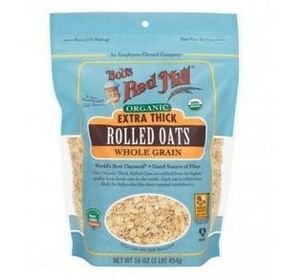 Yến mạch Bob's Red Mill Organic Oats Rolled Thick - 453g
