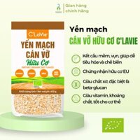 Yến mạch cán vỡ hữu cơ C’LaVie túi 450g