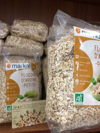 Yến mạch cán vỡ hữu cơ Markal Pháp 500g