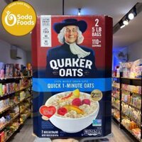 Yến Mạch cán vỡ Quaker Oats – Quick – thùng 4,5kg