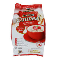 Yến Mạch Captain Oats Instant Oatmeal Gói Đỏ  500g