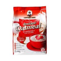 Yến Mạch Captain Oats Instant Oatmeal Gói Đỏ 800g