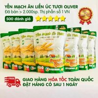 Yến mạch giảm cân [1kg] Yến mạch úc tươ- oliver organic dinh dưỡng cho bé ăn dặm tặng thực đơn giảm cân an toàn .