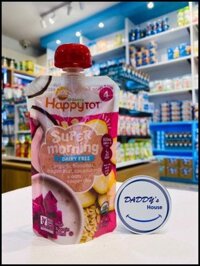 Yến mạch, hạt chia, thanh long, chuối Happytot Morning (113g)