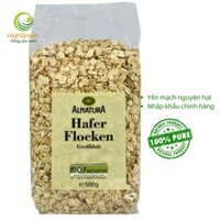 Yến mạch nguyên cám 1 kg - Yến mạch cán dẹp Hafer Flocken Hoàn toàn tự nhiên