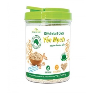 Yến mạch nguyên chất ăn liền Xuân An hộp 800g