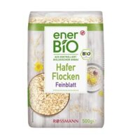 Yến mạch nguyên hạt cán dẹt Ener Bio Rossman DM Đức 100% tự nhiên 500g