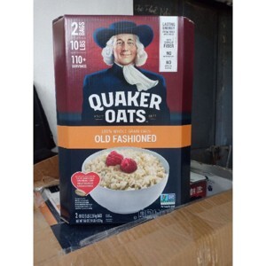 Yến mạch nguyên hạt (nguyên chất)- Quaker Oats Old Fashioned - Mỹ 4.52KG