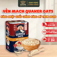 Yến Mạch Quaker Mỹ 4,52kg - Date Luôn Mới Thơm Ngon Đầy Đủ Dinh Dưỡng