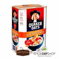 Yến mạch Quaker oats cán dẹt Mỹ 4.52kg