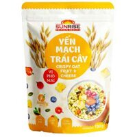 Yến mạch trái cây sấy thêm vị phô mai gói nhỏ 100g tiện dụng