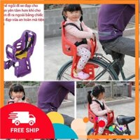 Yên ngồi xe đạp trẻ em lắp phía sau hãng HOWAWA chính hãng, Ghế ngồi xe đạp cho bé có dây đai an toàn