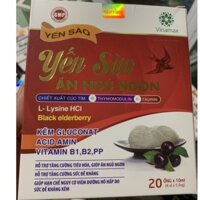 yến sào ăn ngủ ngon vinamax hộp 20 ống ĐẠT CHUẨN GPP