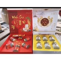 Yến sào bào ngư hồng sâm ngọc linh hộp 6 hũ tặng túi lam quà biếu tết 2024