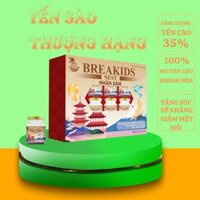 Yến sào BREAKIDS 35% tổ yến set 6 lọ x70ml hộp quà ,tổ yến chưng nhân sâm giúp tăng đề kháng phục hồi