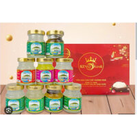Yến sào cao cấp Kingnest Khánh Hòa, chứa 39% Yến tươi , hộp 70ml mix vị chưng sẵn cho người lớn và trẻ em.