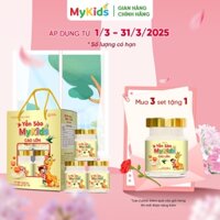 Yến Sào MyKids Cao Lớn Set 4 Hộp - 100% Sợi Yến Nguyên Chất Khánh Hòa, Bổ Sung Dưỡng Chất Và Vitamin - Lọ 70ml