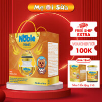 Yến Sào Noble Nest Trẻ Em Vị Dâu, Cam, Vani, Yến Sào Noble Nest Kids Cao Cấp Lốc 6 Hũ x 70ml