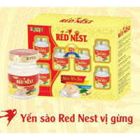 YẾN SÀO RED NEST VỊ GỪNG HỘP 6 LỌ 70ML