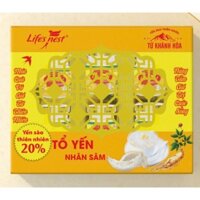 Yến sào thiên nhiên 20%-Nhân sâm hộp 6 lọ