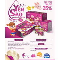 Yến sào trẻ em, giúp tăng đề kháng, phát triển đều, bổ sung năng lượng hộp mới 6 hũ x70ml tiện dụng
