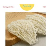 Yến Tinh Chế Bình Định Sợi Dài 100Gram- Yến sạch - Tặng kèm Táo Đỏ, Đường Phèn, Long Nhãn, Hạt Chia - YẾN NHÀ KIM HOA