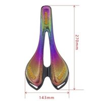 Yên xe bằng sợi Carbon Da Pu Mtb Road Gấp xe đạp Xe đạp Ghế đua yên ngựa