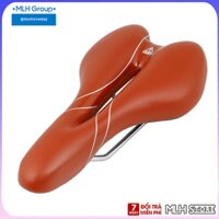 Yên Xe Đạp Bọc Da Kiểu Cổ Điển Có Rãnh Thoát Khí Ngồi Êm Ái Chống Sốc Với Đệm Mút PU Chất Lượng Cao MLH