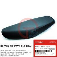 YÊN XE HONDA WAVE 110 THÁI CHÍNH HÃNG HONDA