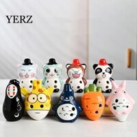 Yerz 6 Lỗ Ocarina, Alto C Tone Nhân Vật Hoạt Hình Gốm Ocarina, Di Động Vẽ Tay Nhỏ Dễ Thương Giáo Dục Ocarina Sáo Nhạc Cụ